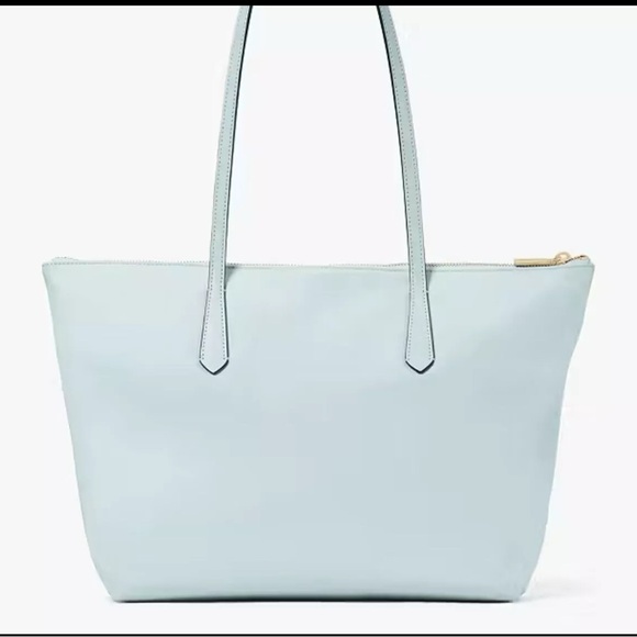 Kate Spade Kitt Nylon Medium Tote - Blue Glow NWT - Picture 3 of 4